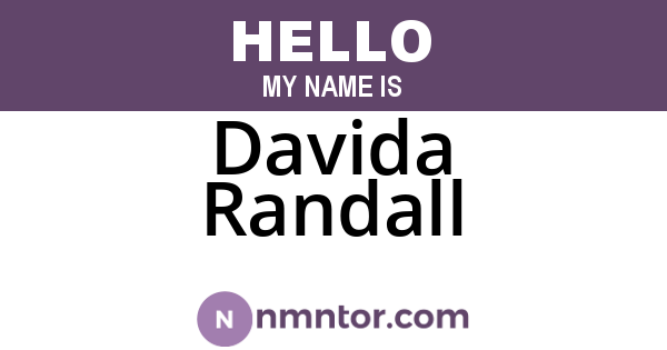 Davida Randall
