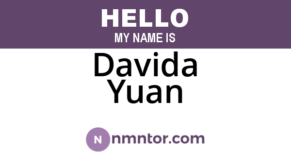 Davida Yuan