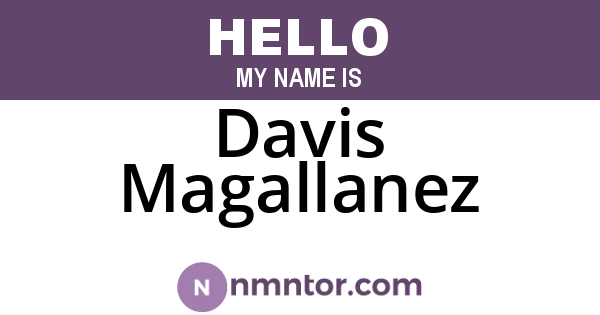 Davis Magallanez