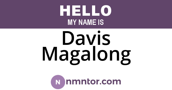 Davis Magalong