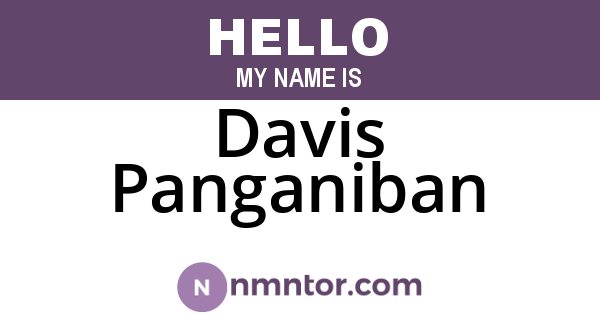 Davis Panganiban