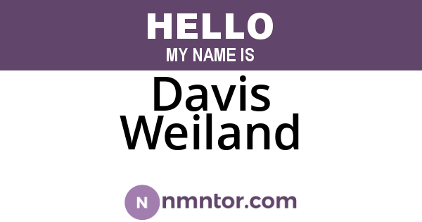 Davis Weiland