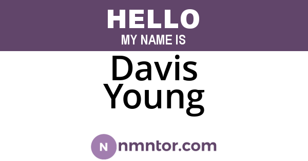 Davis Young