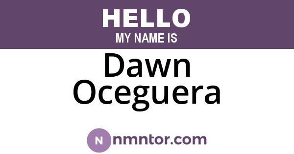 Dawn Oceguera