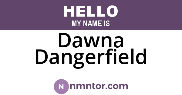 Dawna Dangerfield