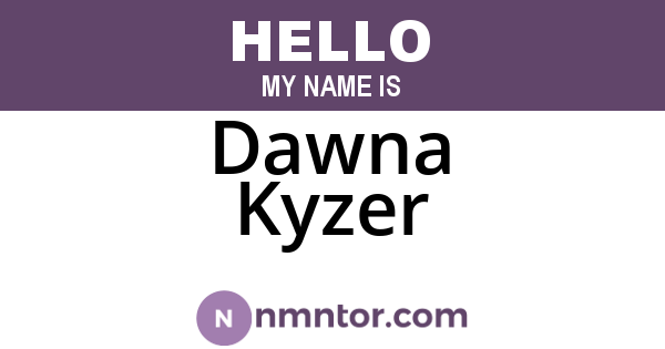 Dawna Kyzer