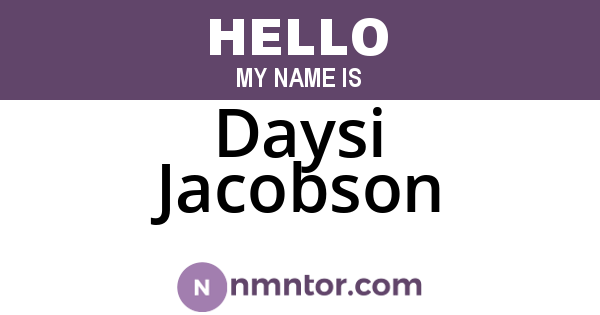 Daysi Jacobson