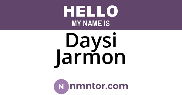 Daysi Jarmon