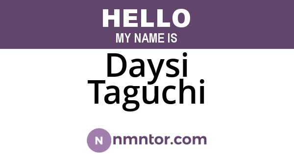 Daysi Taguchi