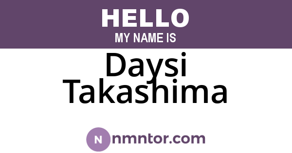 Daysi Takashima