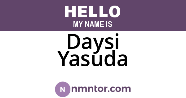 Daysi Yasuda