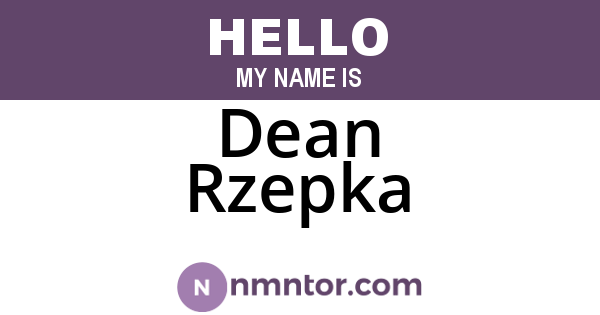 Dean Rzepka
