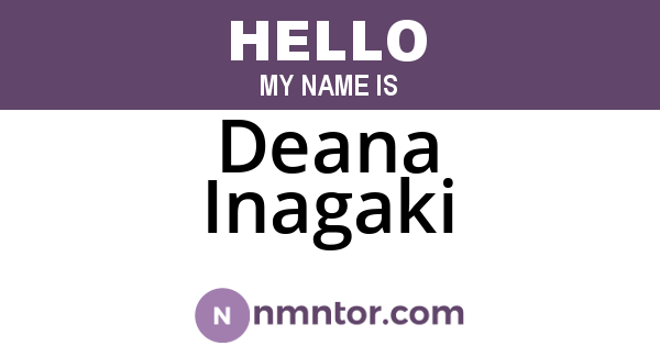 Deana Inagaki