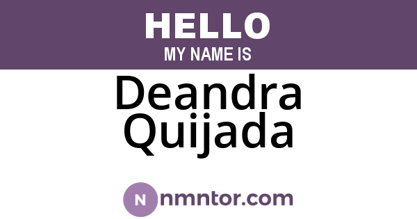 Deandra Quijada