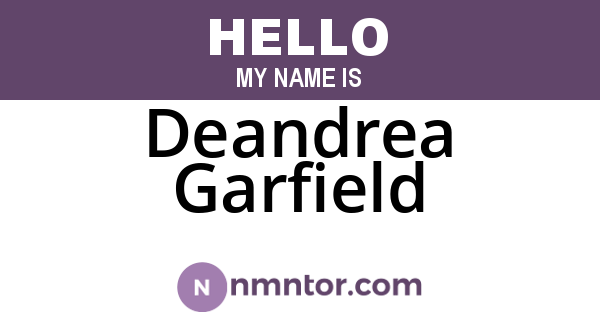 Deandrea Garfield
