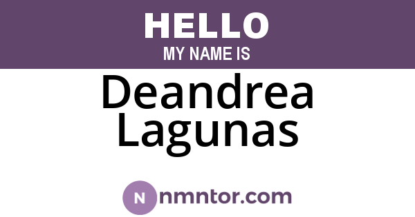 Deandrea Lagunas