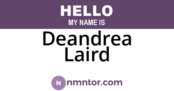 Deandrea Laird
