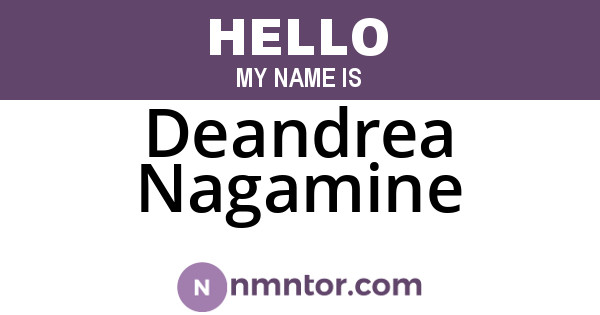 Deandrea Nagamine