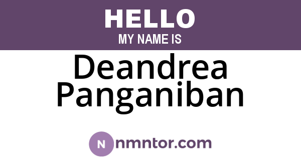Deandrea Panganiban
