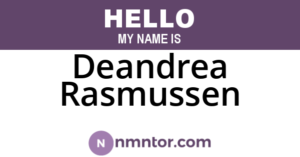 Deandrea Rasmussen
