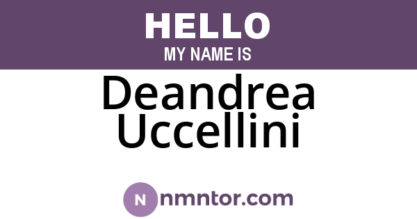 Deandrea Uccellini