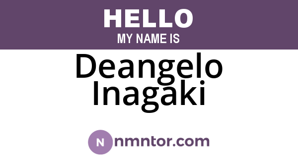 Deangelo Inagaki