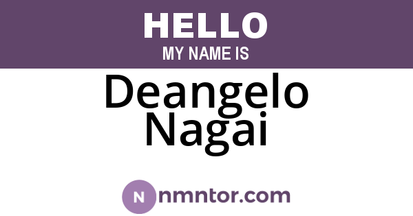 Deangelo Nagai