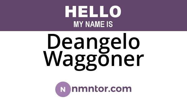 Deangelo Waggoner