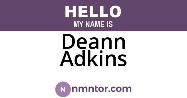 Deann Adkins