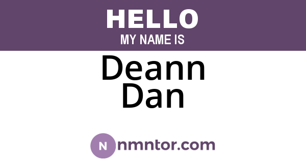 Deann Dan
