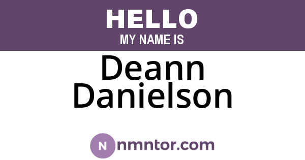 Deann Danielson