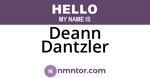 Deann Dantzler