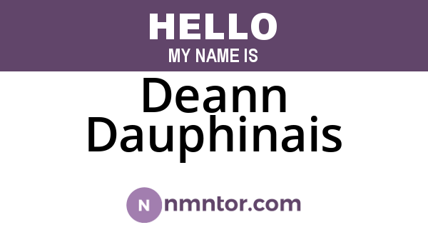 Deann Dauphinais