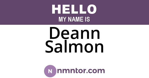 Deann Salmon