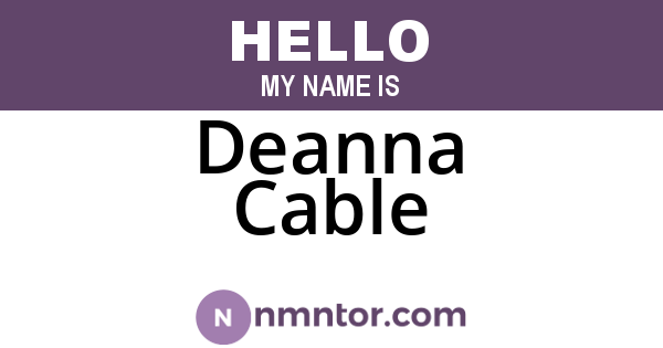 Deanna Cable