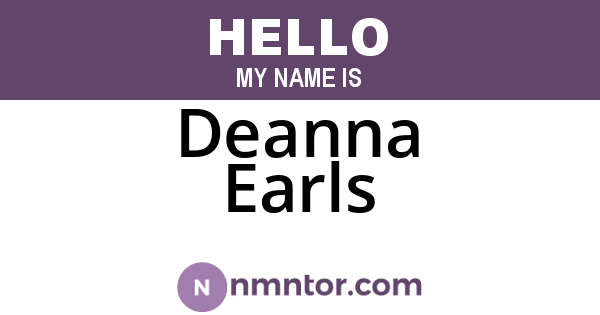 Deanna Earls