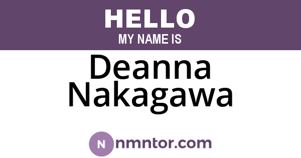 Deanna Nakagawa