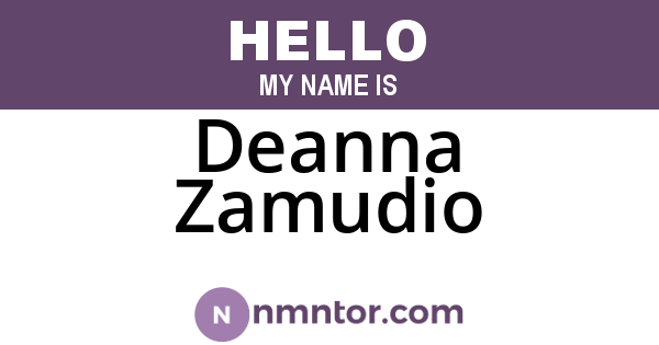 Deanna Zamudio