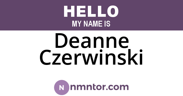 Deanne Czerwinski