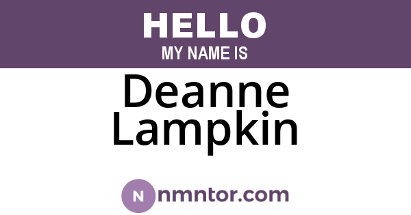 Deanne Lampkin