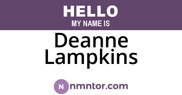 Deanne Lampkins