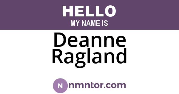 Deanne Ragland