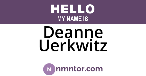 Deanne Uerkwitz