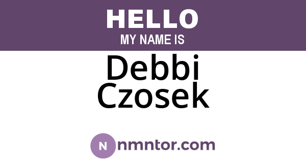 Debbi Czosek
