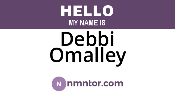 Debbi Omalley
