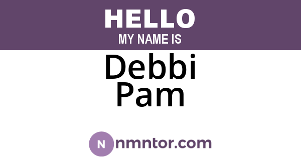 Debbi Pam