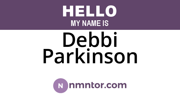 Debbi Parkinson