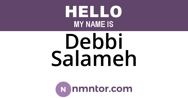 Debbi Salameh