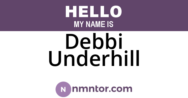 Debbi Underhill