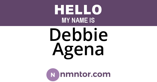 Debbie Agena